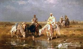 unknow artist Arab or Arabic people and life. Orientalism oil paintings  361 oil painting image